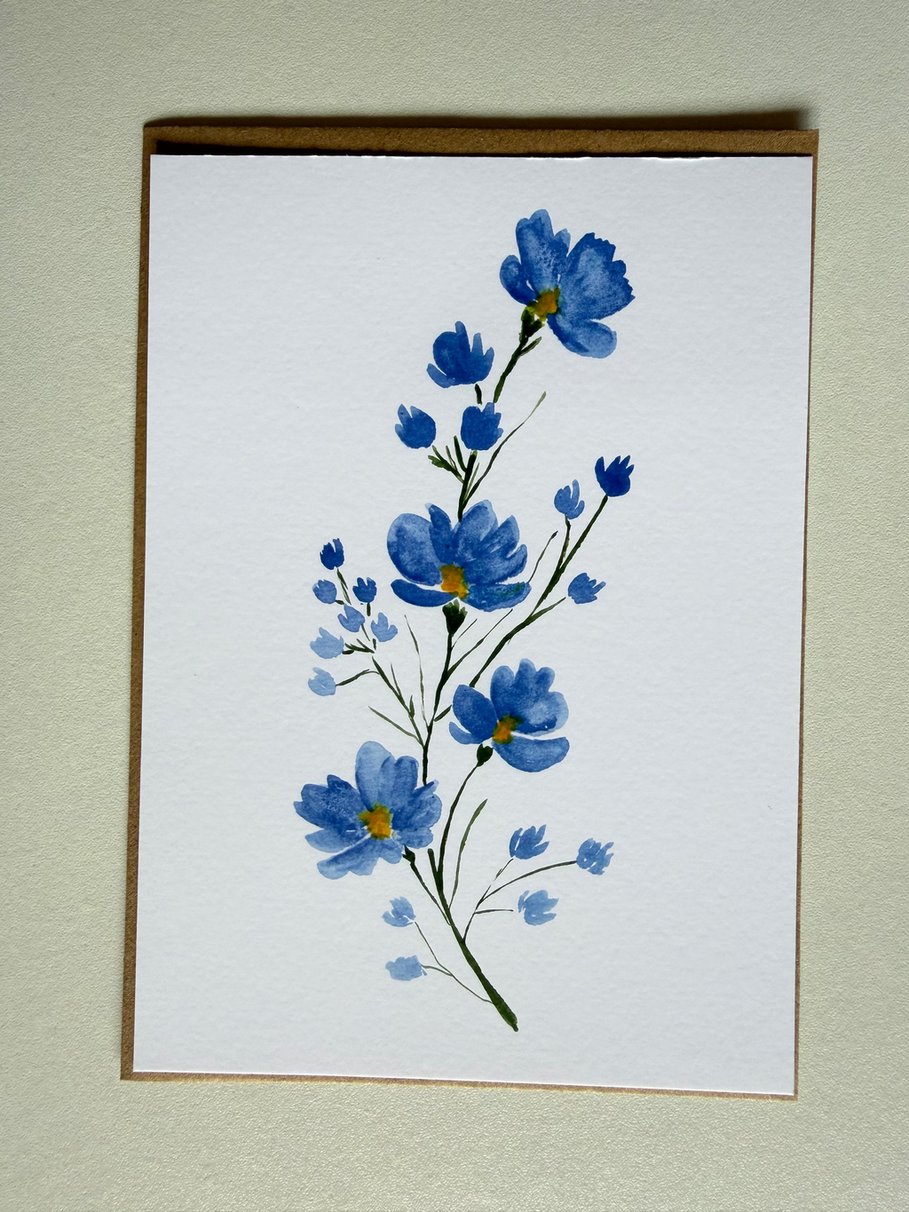 Carte Myosotis – Moments Fleuris