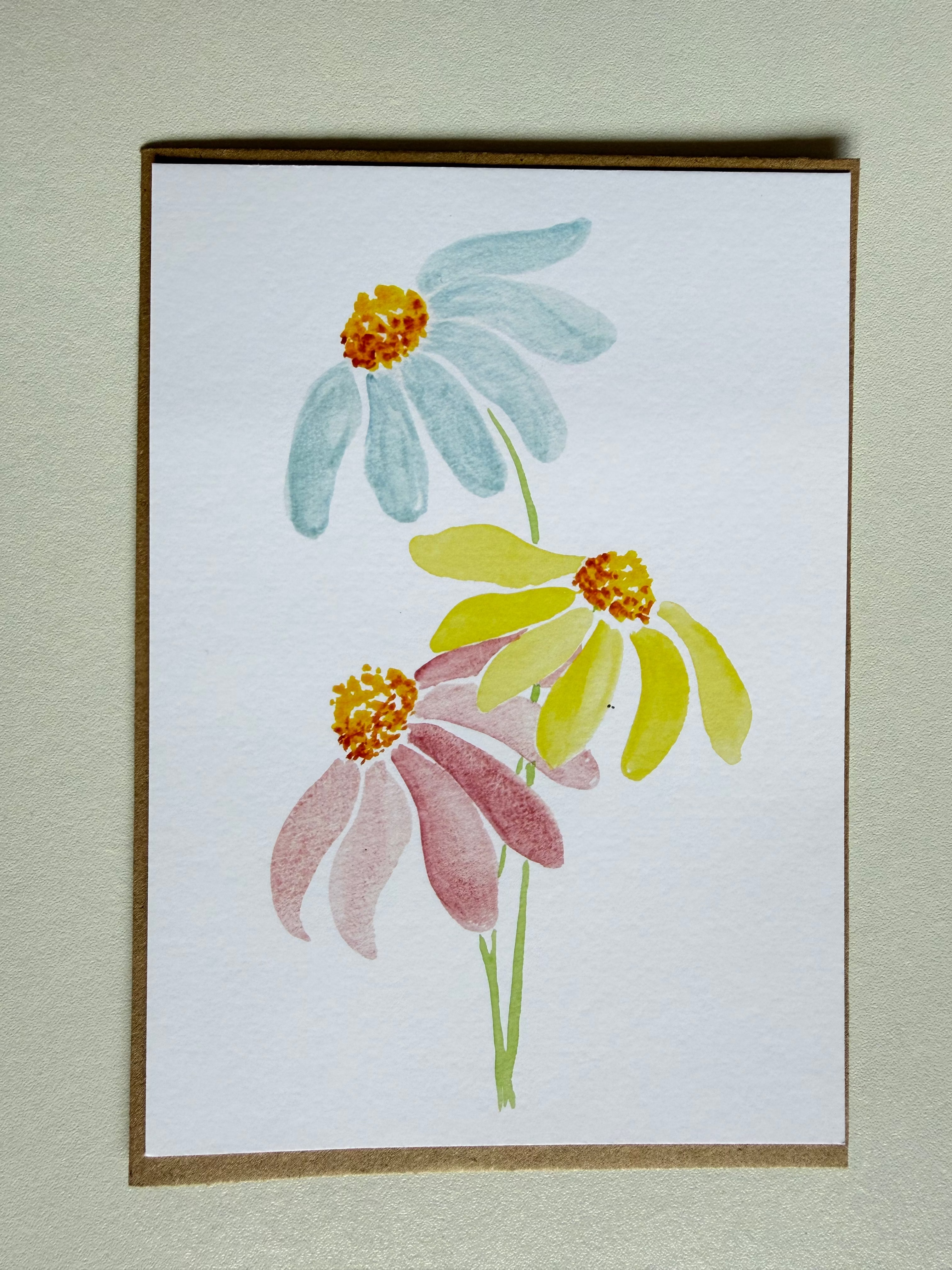 Carte Marguerites – Moments Fleuris