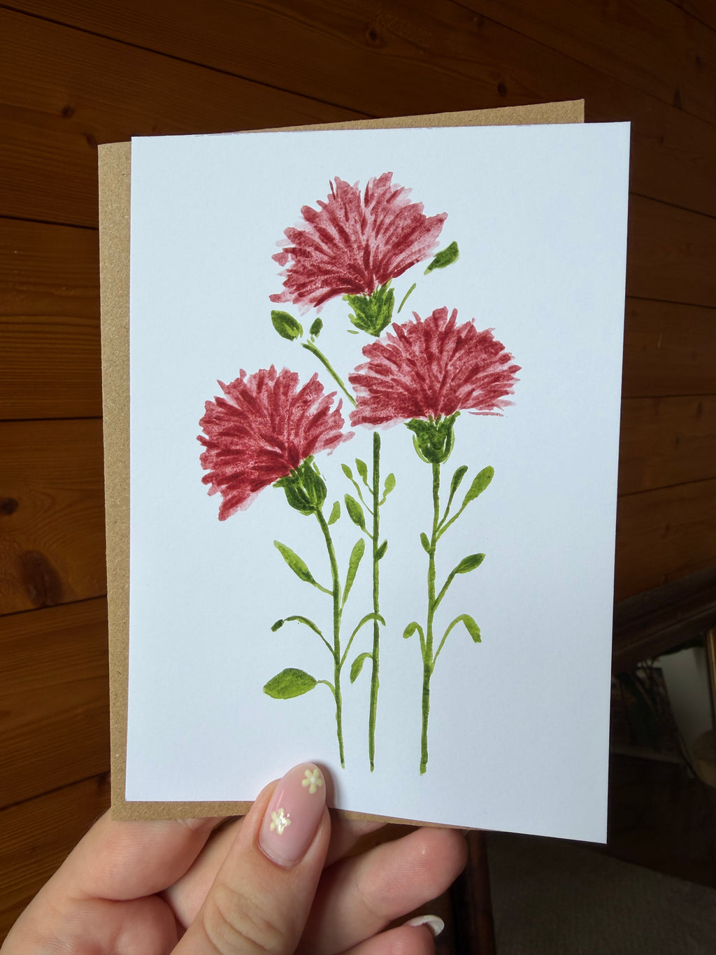 Carte Oeillets – Moments Fleuris