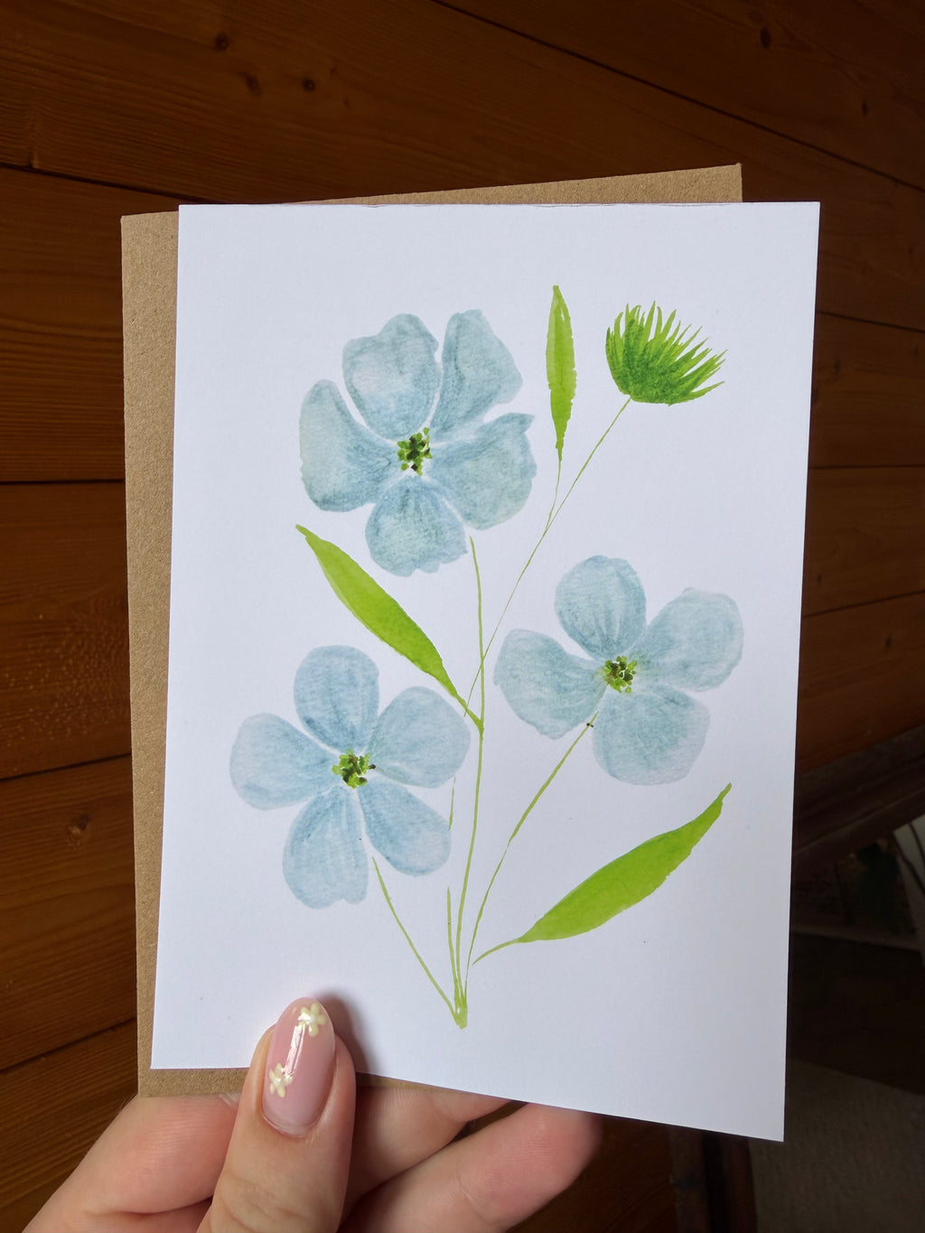 Carte Fleurs de Lin – Moments Fleuris