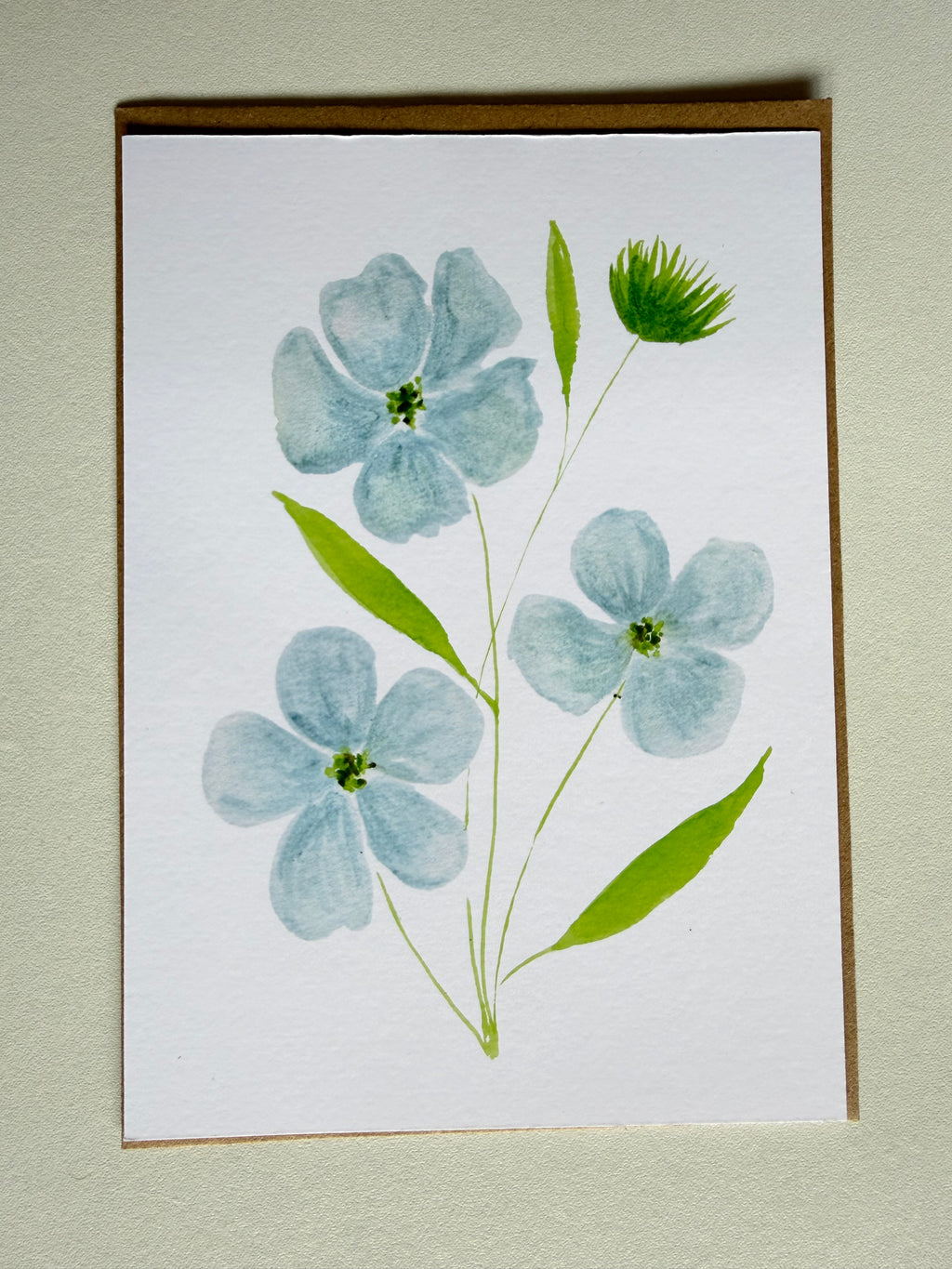 Carte Fleurs de Lin – Moments Fleuris