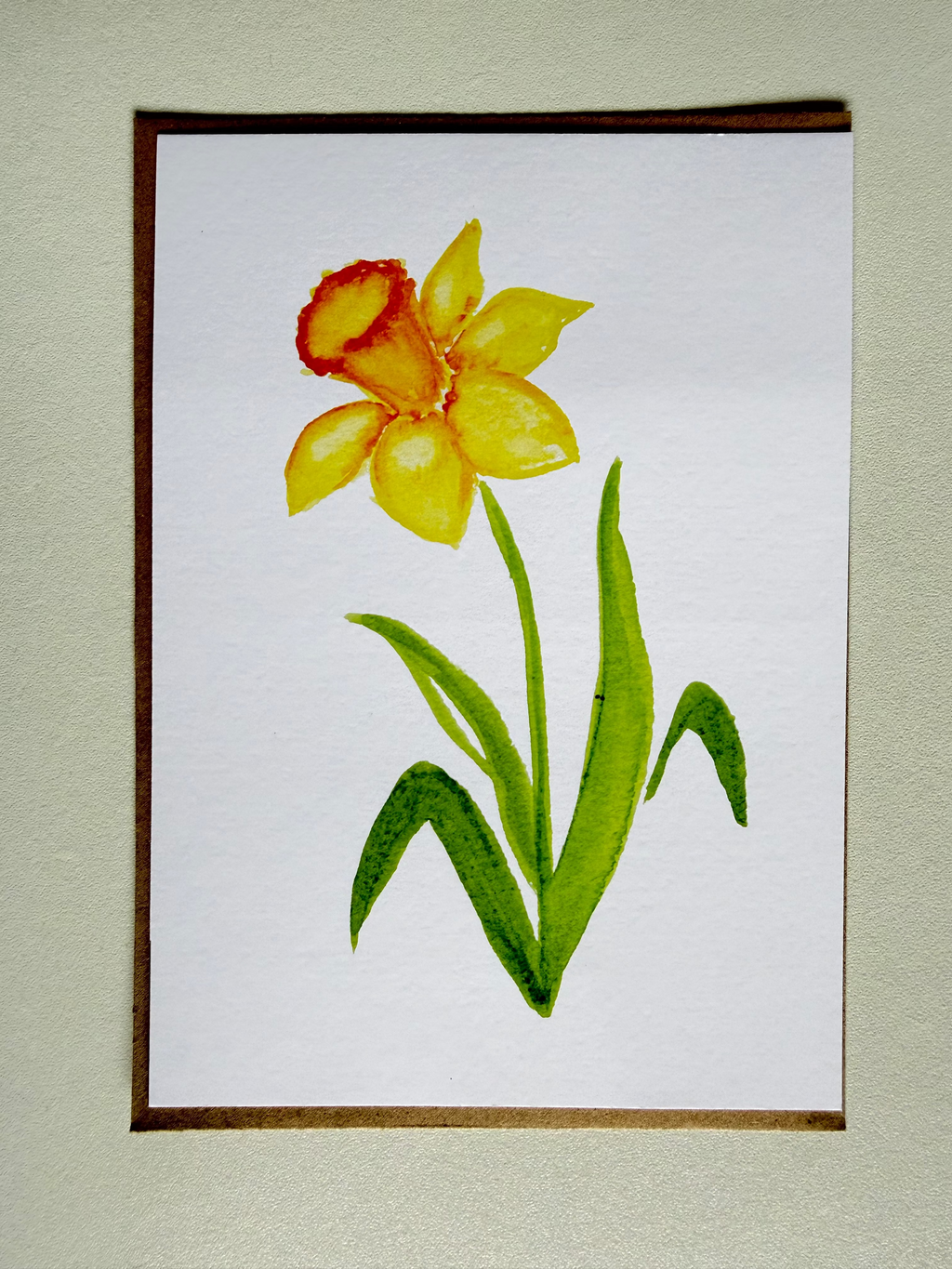 Carte Jonquille – Moments Fleuris