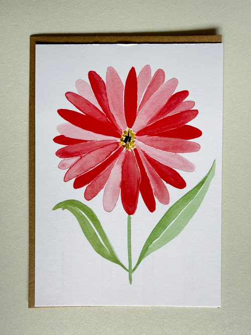 Carte Gerbera – Moments Fleuris